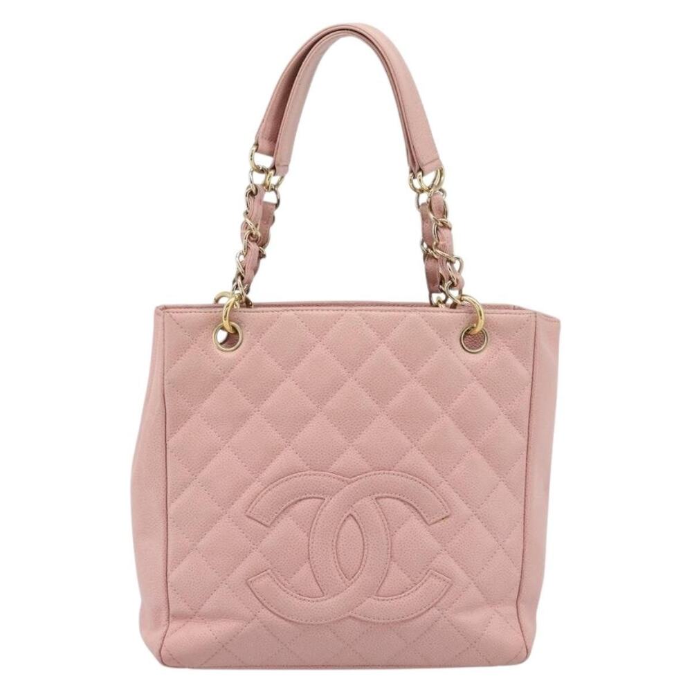Chanel Matelasse Pst Chain Tote Pink Caviar
